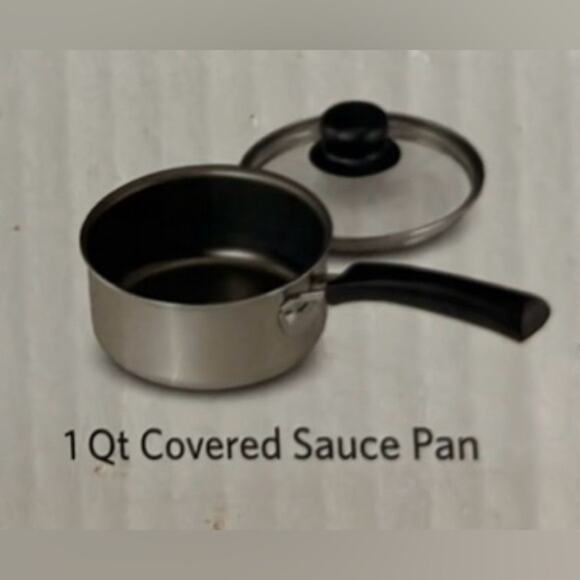 NEW Tramontina SimpleCooking Nonstick 1 Qt Sauce Pan with lid - Picture 3 of 7